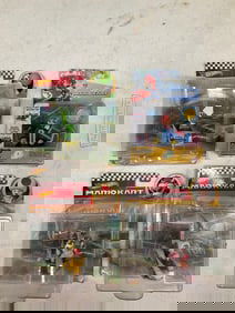 Lot of 4 hot wheels Mario Kart diecast cars