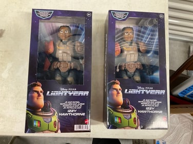 Lot of 2 Disney Lightyear Izzy Hawthorne Action Figure
