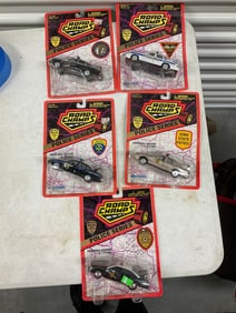 Lot of 5 Road Champs Police series diecast cars