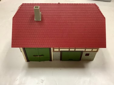 Vintage toy farm building(10.5in.tall)