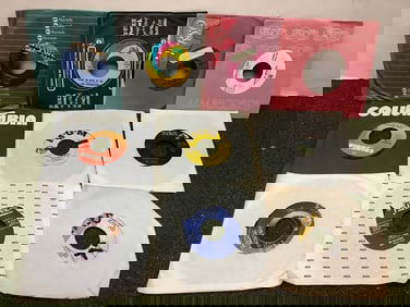 Vintage 45's(Neil Diamond, John Denver, Del Vikings, and more)