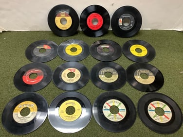 Vintage 45's(Al Jonson, Roy Orbison, Johnny and the Hurricanes, and more)