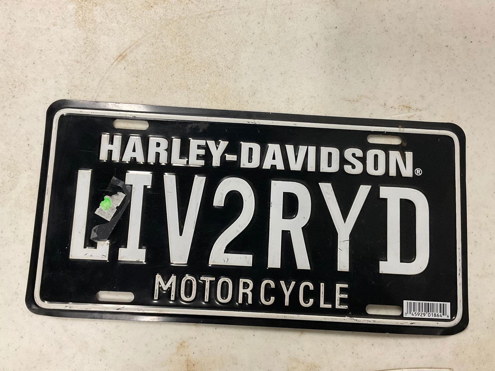 harley-davidson motorcyle lincese plate: harley-davidson motorcyle lincese plate