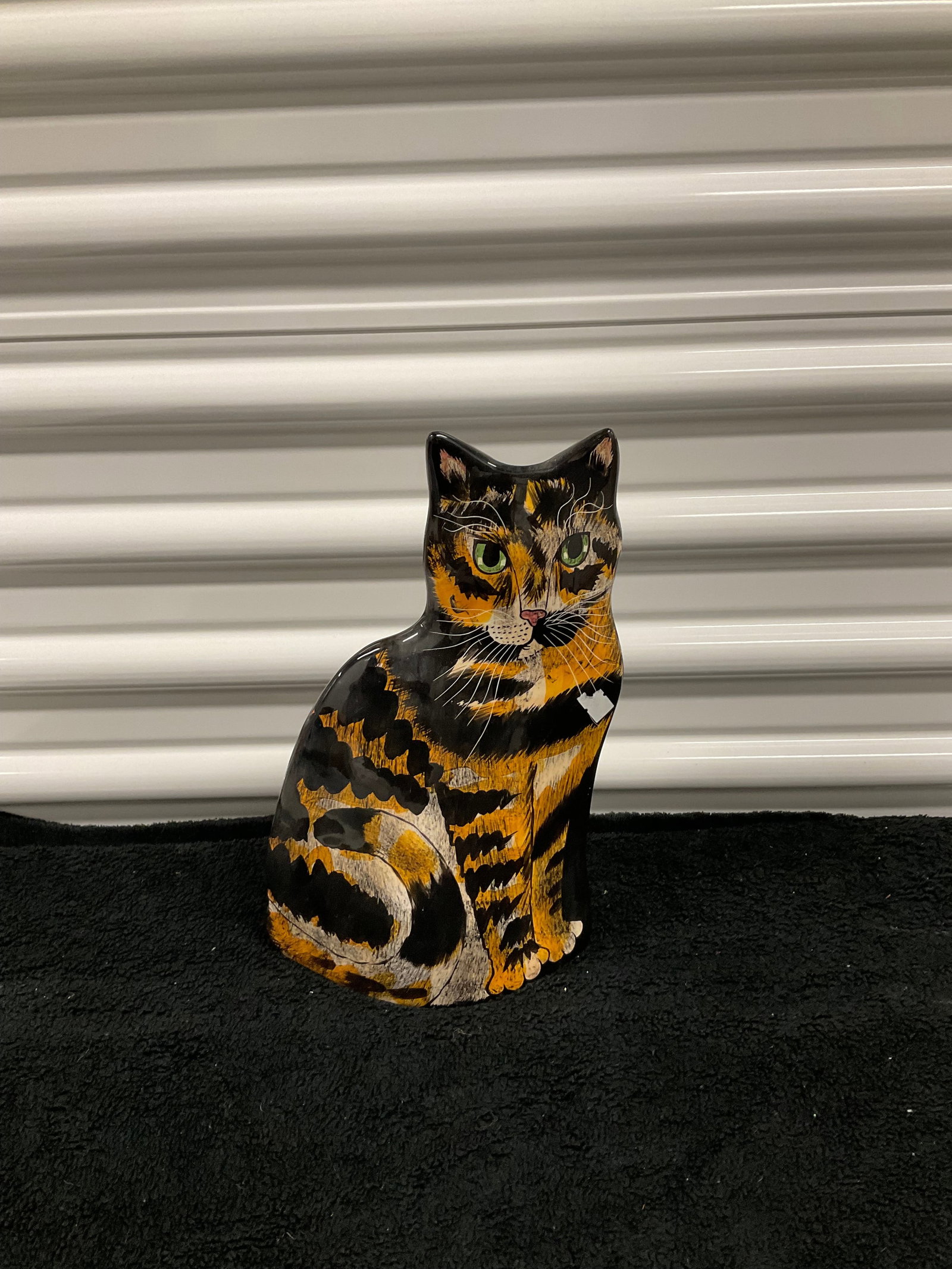 Cats by Nina- Nina Lyman Cat Planter 12" tall: Cats by Nina- Nina Lyman Cat Planter 12" tall
