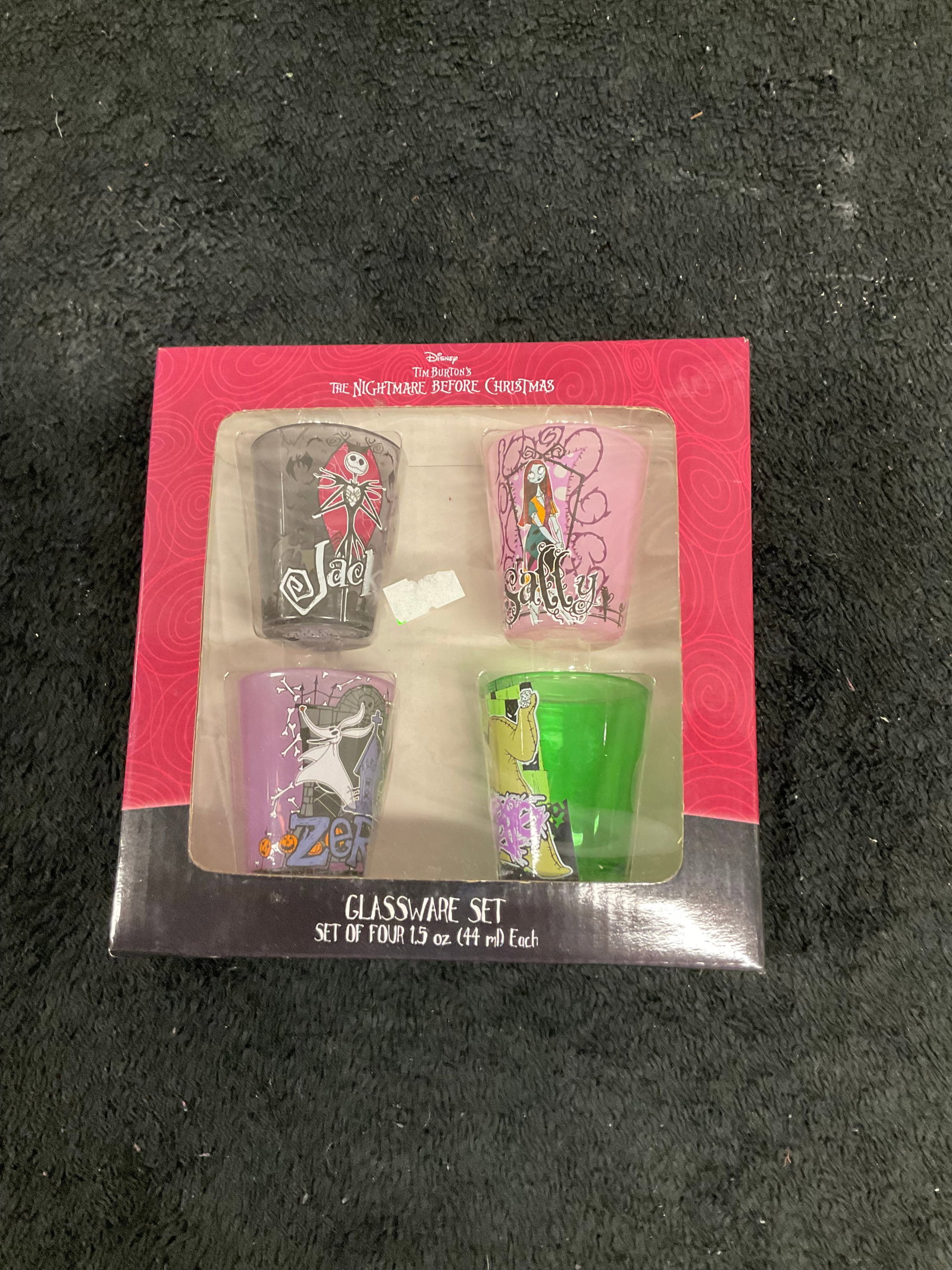 nightmare before christmas shot glasses new in the package: nightmare before christmas shot glasses new in the package
