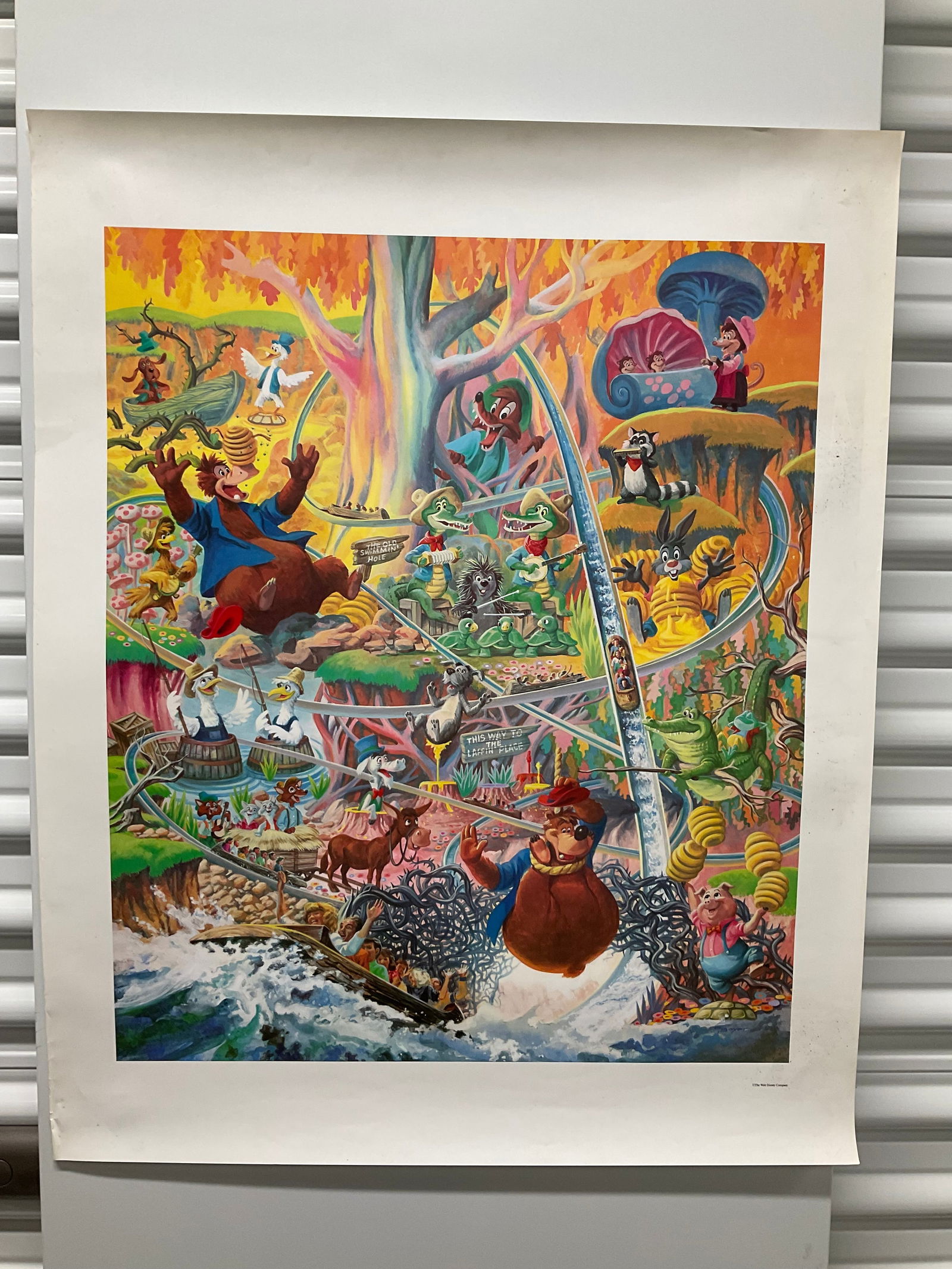walt disney splash mountain voyer poster 24x30 (1 of 1)