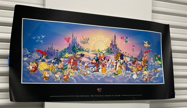 The Art of Disney Celebrate Future Land to Land 2000 36x18: The Art of Disney Celebrate Future Land to Land 2000 36x18