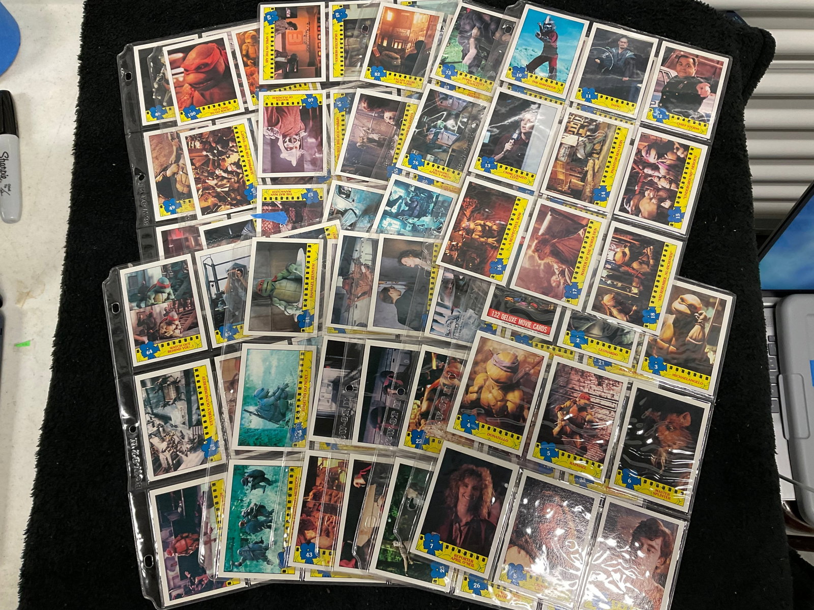 Lot of Topps Compnay Tennage Mutant Ninja Turtles trading cards: Lot of Topps Compnay Tennage Mutant Ninja Turtles trading cards