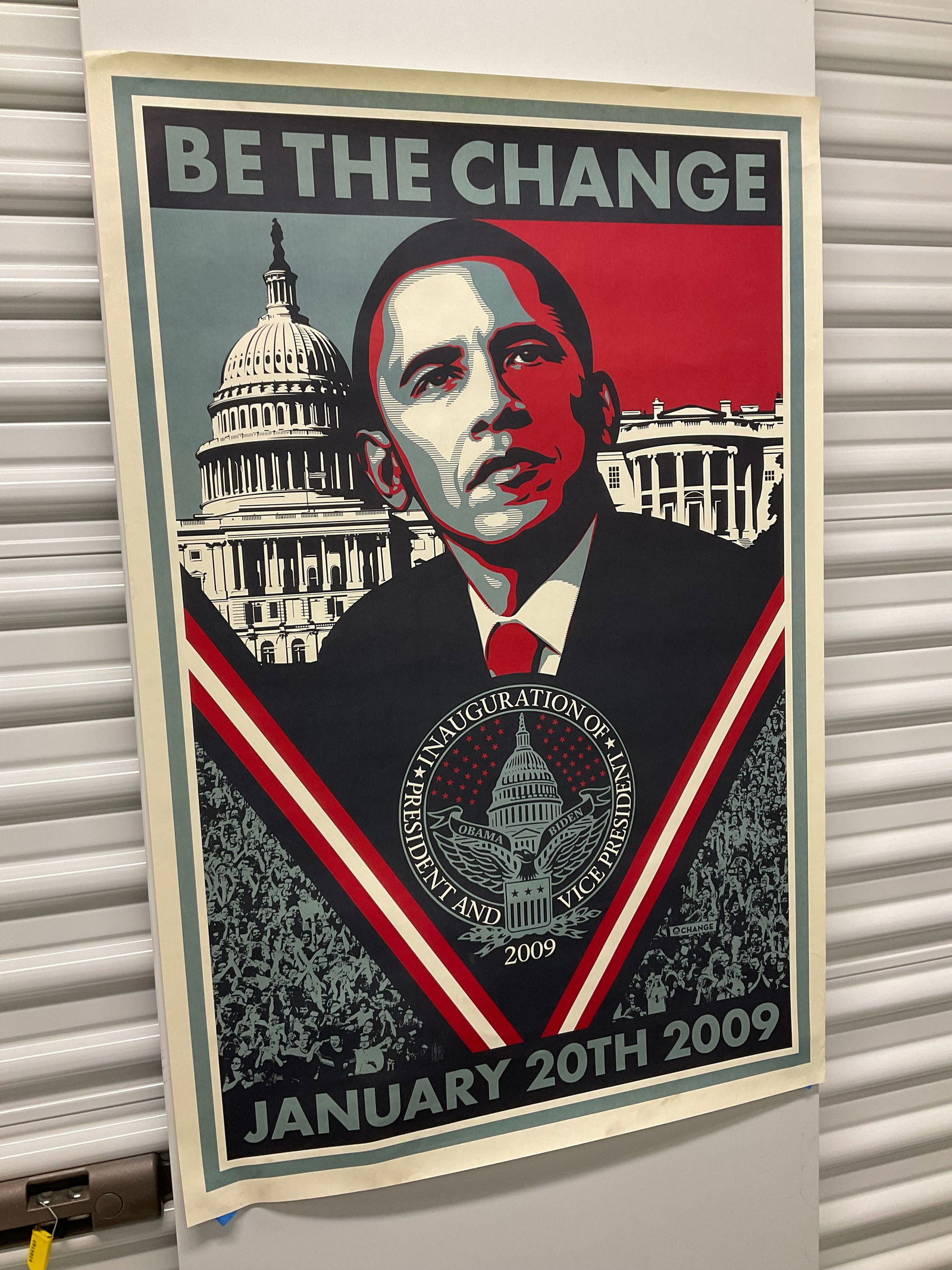 be the change 2009 brack obama ingruation poster 36x24 (1 of 1)