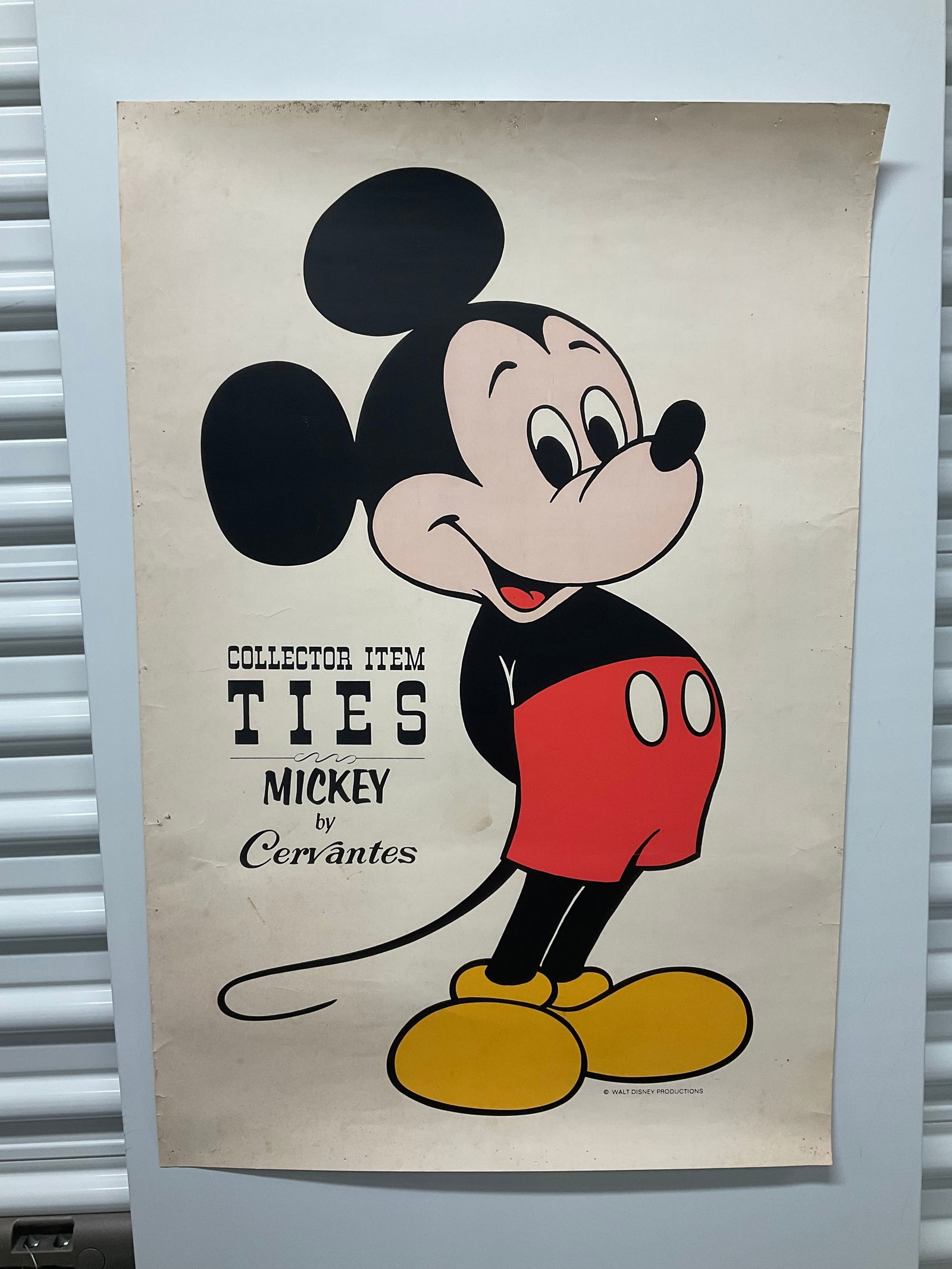 Cervantes mickey mouse tie adversetment 20x30: Cervantes mickey mouse tie adversetment 20x30