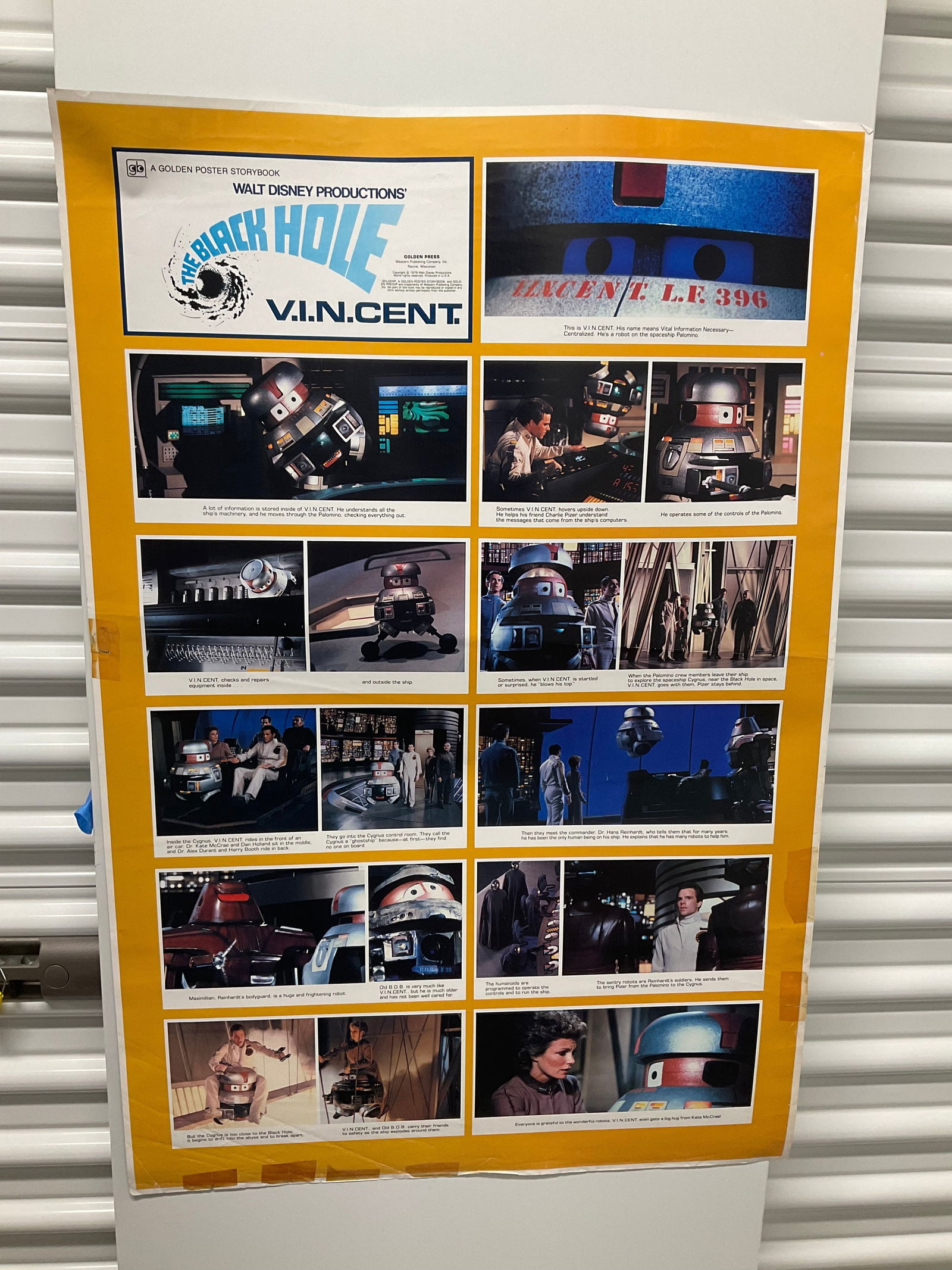 walt disney production the black hole v.i.n.cent. poster 36x12 (1 of 1)