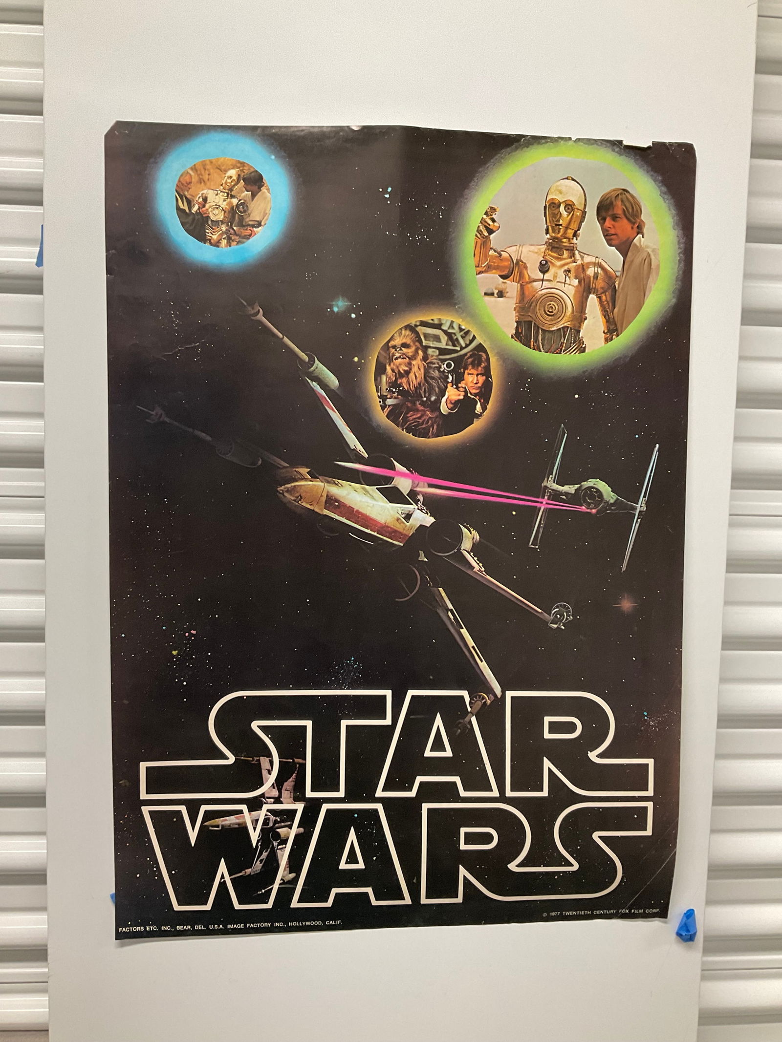 1977 21st centry fox star wars poster 20x28 (1 of 1)