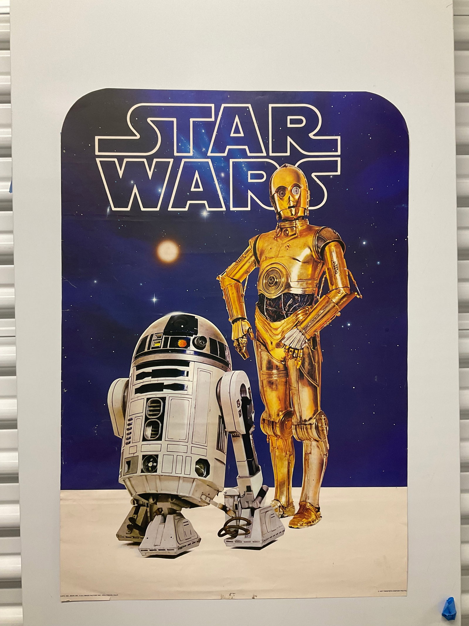 1977 vintage star wars poster 19x27 (1 of 1)