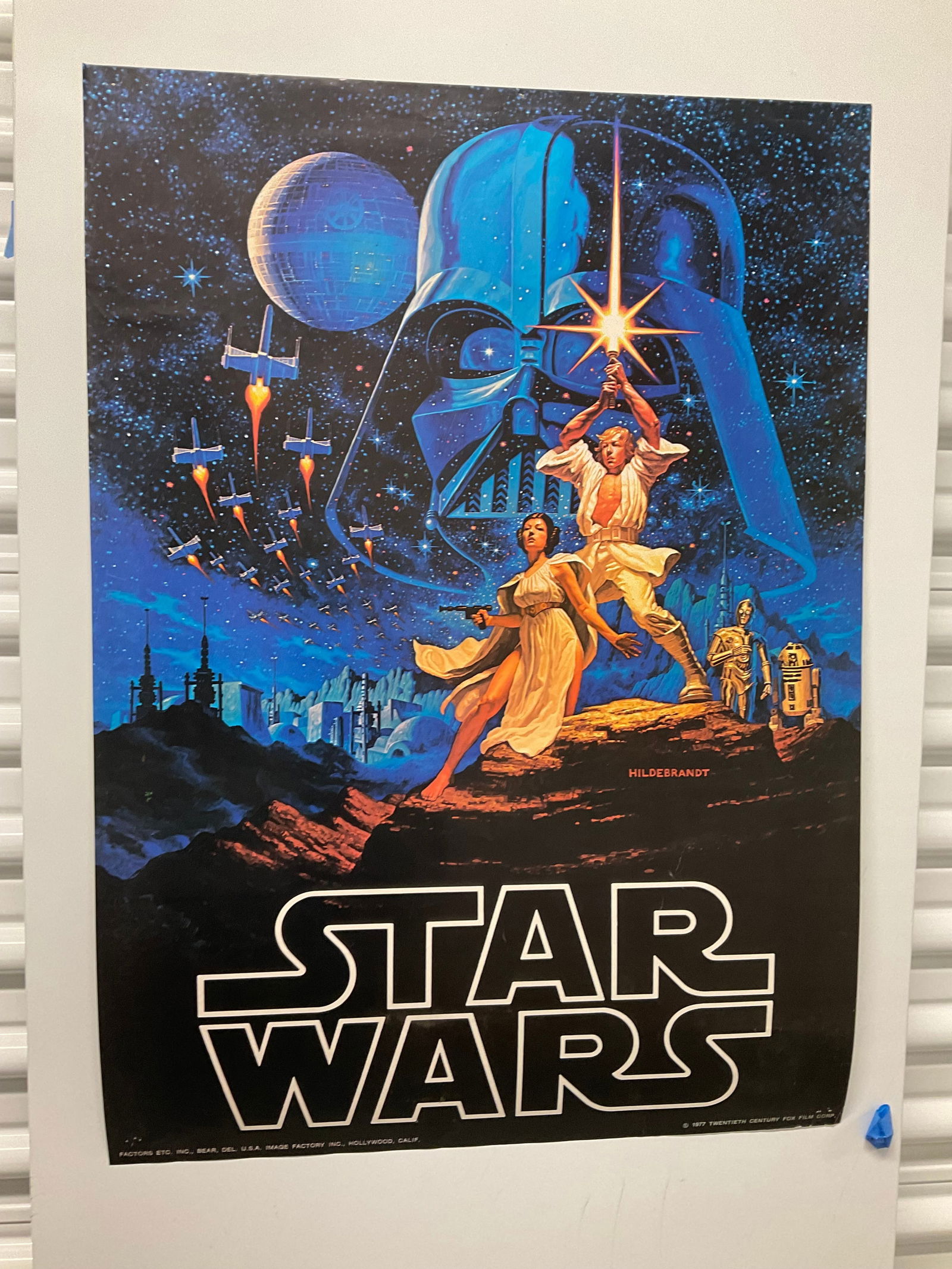 1977 21st centry fox star wars poster 20x28 (1 of 1)