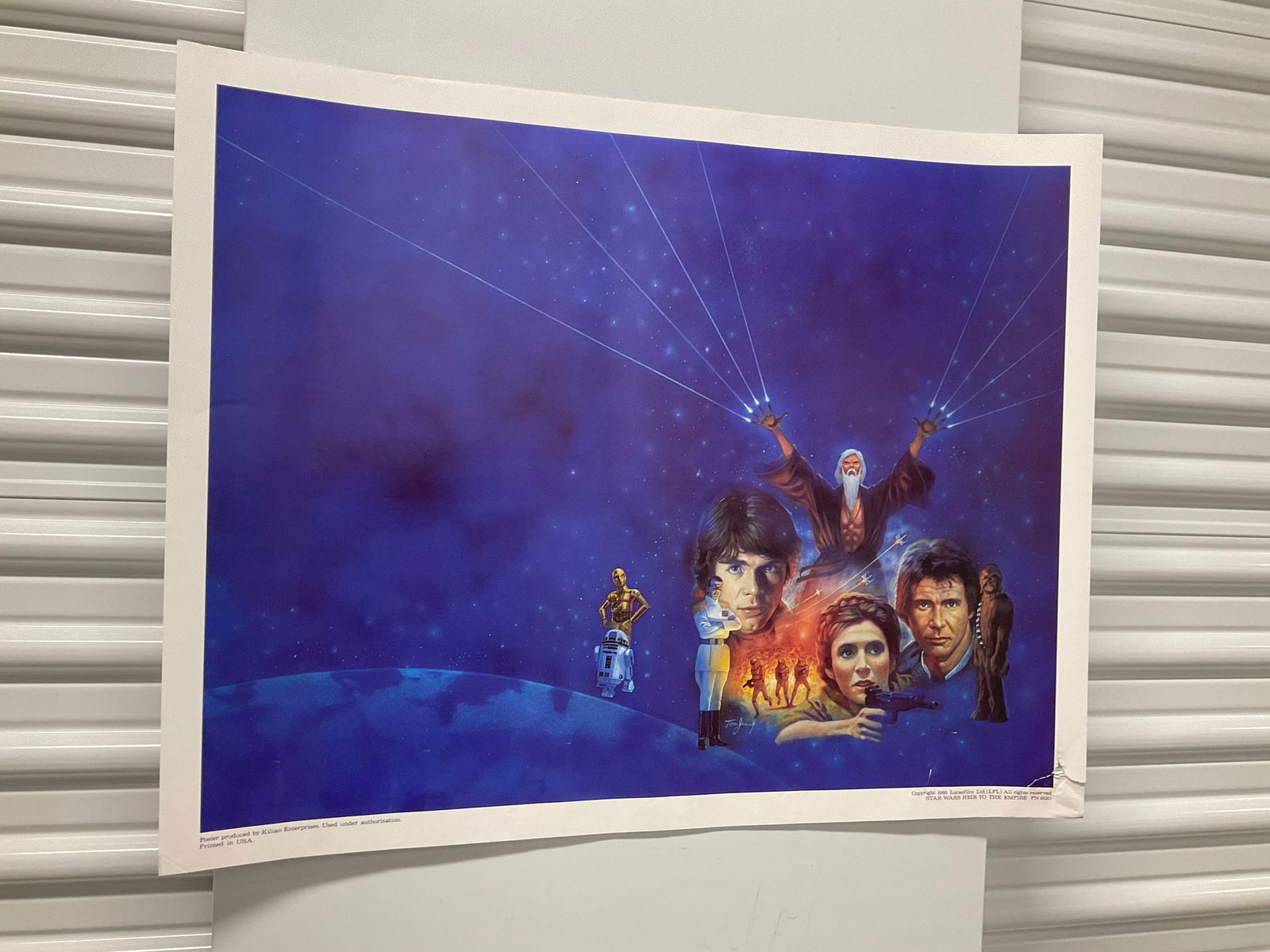 1991 Lucasflim Star Wars Heir to the Empire Poster 28x22 (1 of 1)