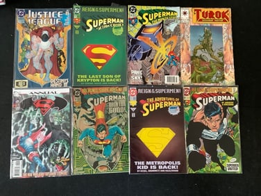 Superman and valiant comics