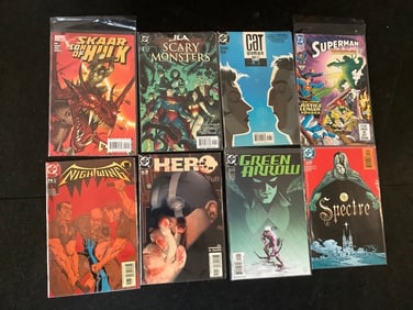 Marvel and DC comics