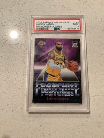 PSA 9 2018 Panini donruss optic LeBRON JAMES franchise features