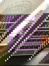 Metal wine rack organizer 69x28x20