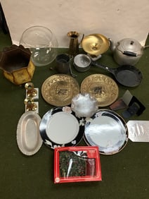 Plates, decor, kitchen items, metal tea pot and more 10x11 biggest