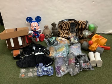 Sealed toys, disney toys, poker set and more 9in tallest