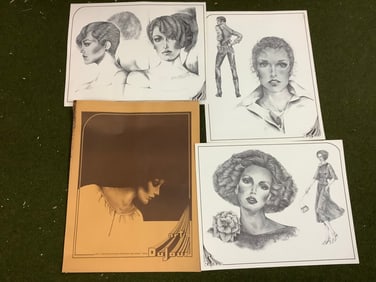 Art's DuJour sketch prints 16x20