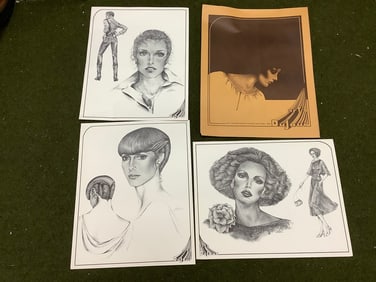 Art's DuJour sketch prints 16x20