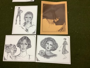 Art's DuJour sketch prints 16x20