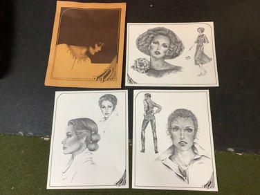 Art's DuJour sketch prints 16x20