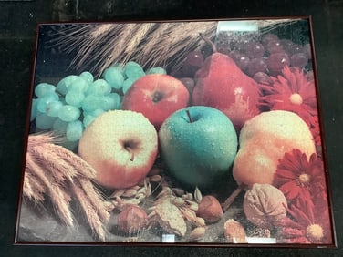Framed fruit spread puzzle 22x28