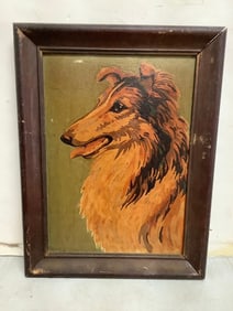 Framed oil on board 12.5x16.5