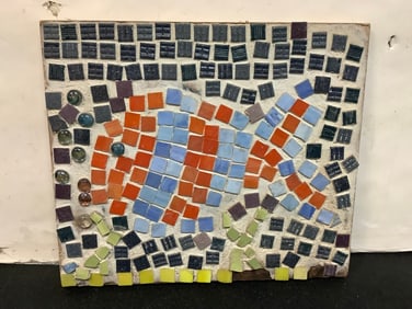 Fish tile art 16.25x14.25