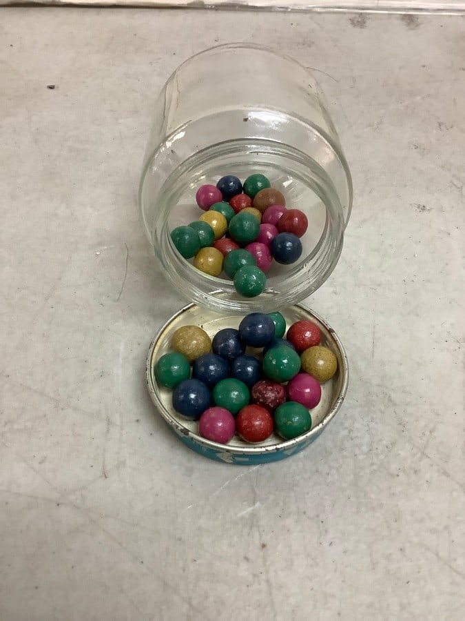 Vintage mini Clay marbles: Vintage mini Clay marbles