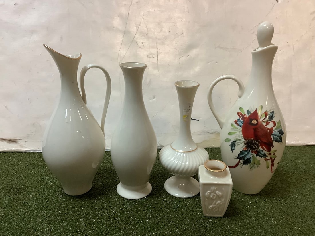 Lenox flower vases, water pitchers and more 10.75in tallest (1 of 1)