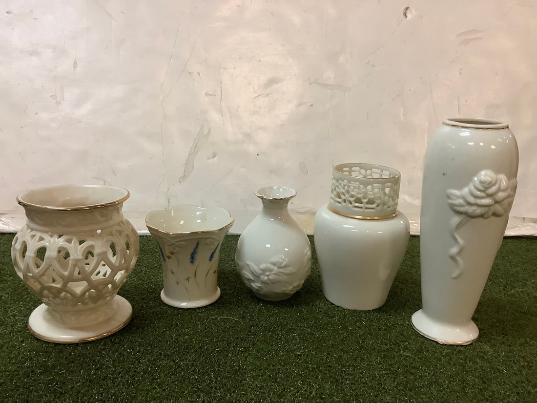 LENOX votive, vases and more 7.75in tallest: LENOX votive, vases and more 7.75in tallest