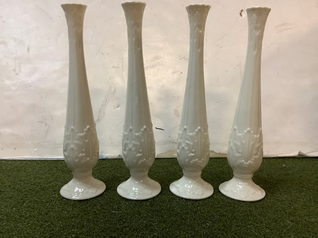 LENOX Rose vase 11in tallest: LENOX Rose vase 11in tallest