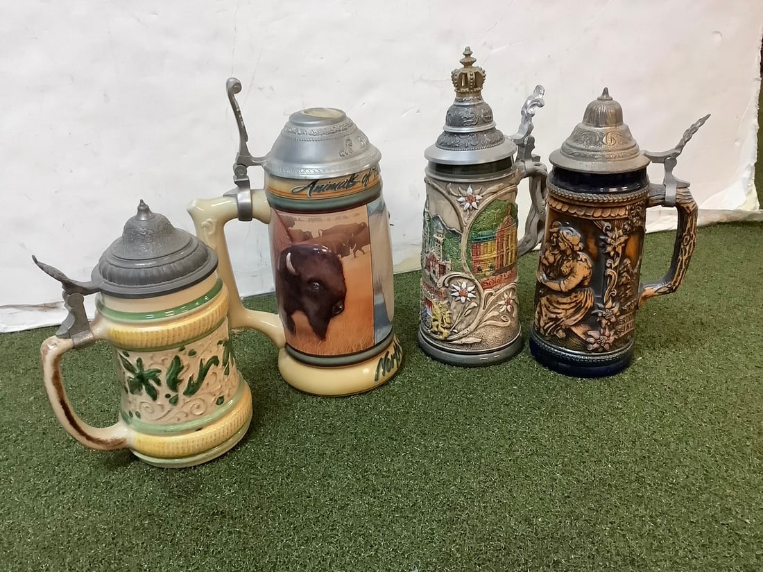 Budweiser, GERZ and more beer steins 11in tallest: Budweiser, GERZ and more beer steins 11in tallest