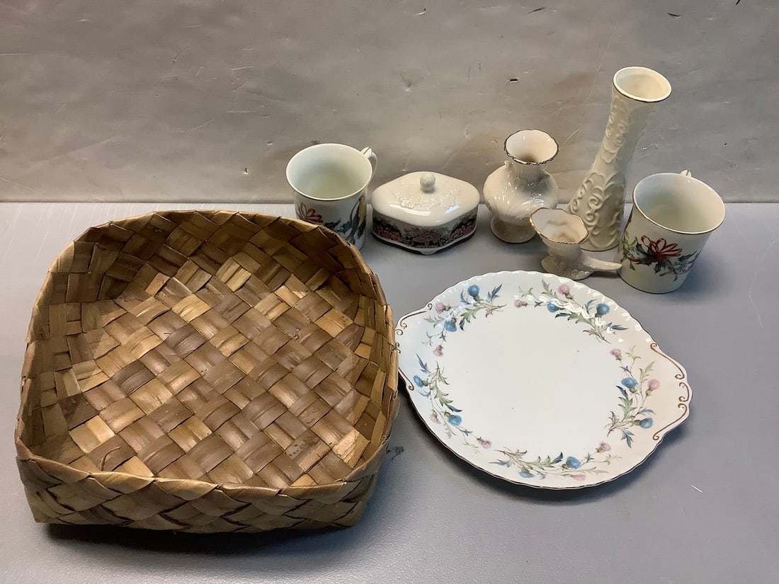 Various Vases, Decorative Plate, Mugs and more (Royal Albert and Lenox) Tallest - 7.25in (1 of 1)