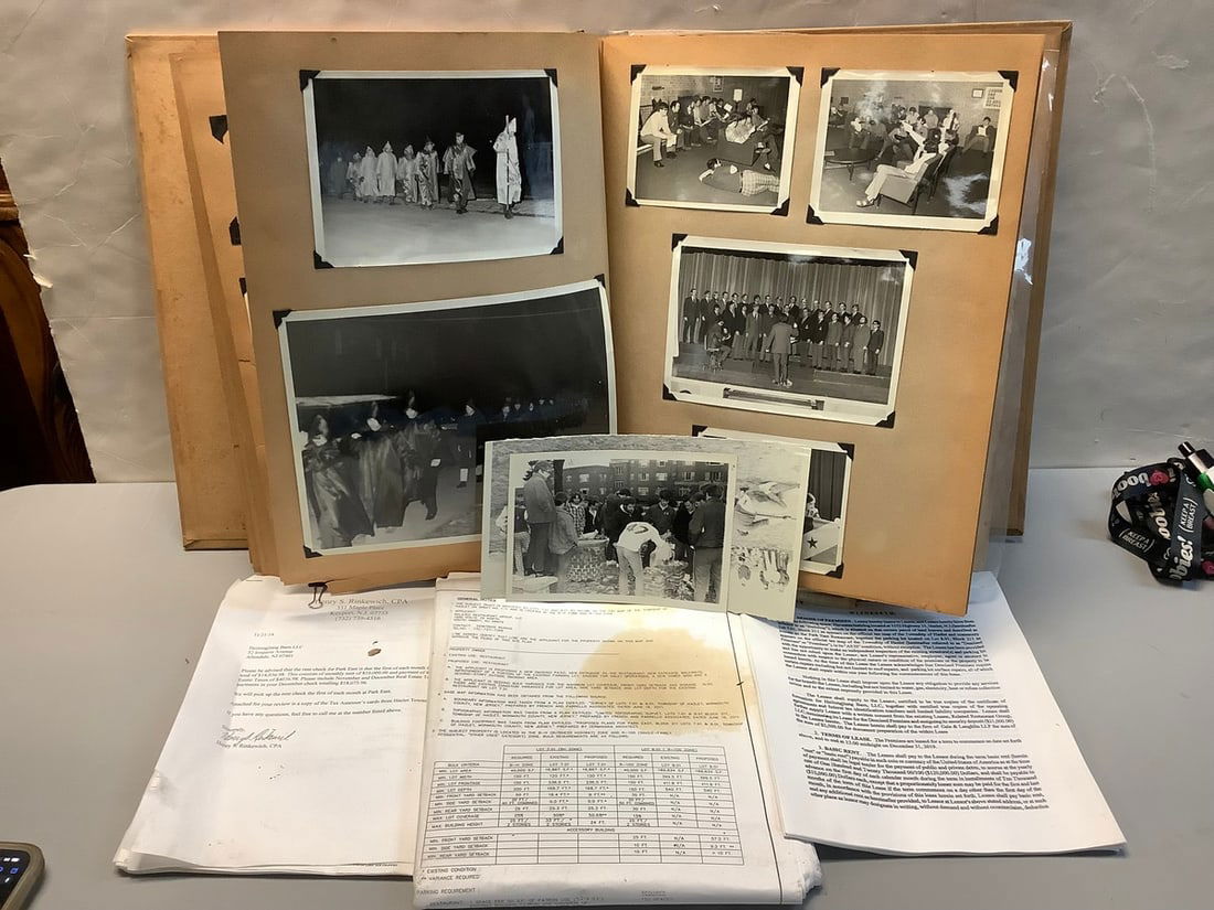 Vintage ephemera(scrapbook full of photographs and various documents) (1 of 1)