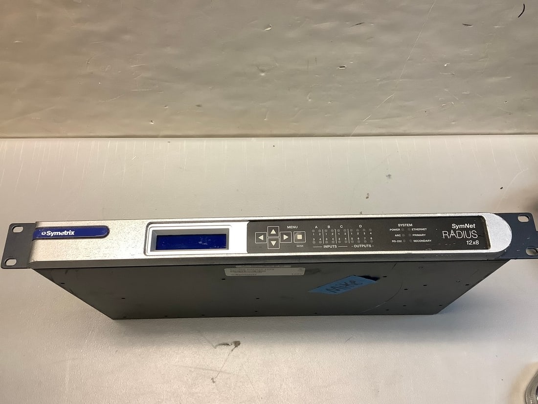 Symetrix SymNet Radius 12x8 digital signal proccesor (1 of 1)