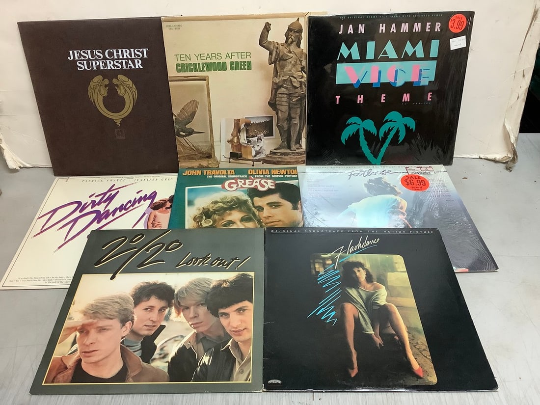 Vintage records(Jan Hammer, Grease, Dirty Dancing, and more): Vintage records(Jan Hammer, Grease, Dirty Dancing, and more)