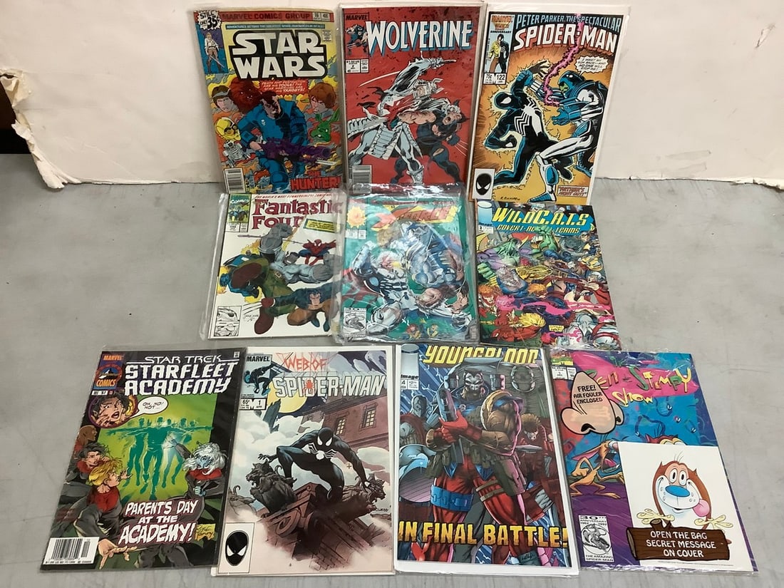 Marvel and Image comics (The ren and stimpy show, star trek, star wars, spiderman and more) (1 of 1)