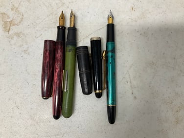 Vintage Bakelite Fountain Pens