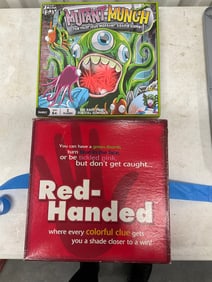 Lot of 2 board games: Mutant Munch and Red-Handed