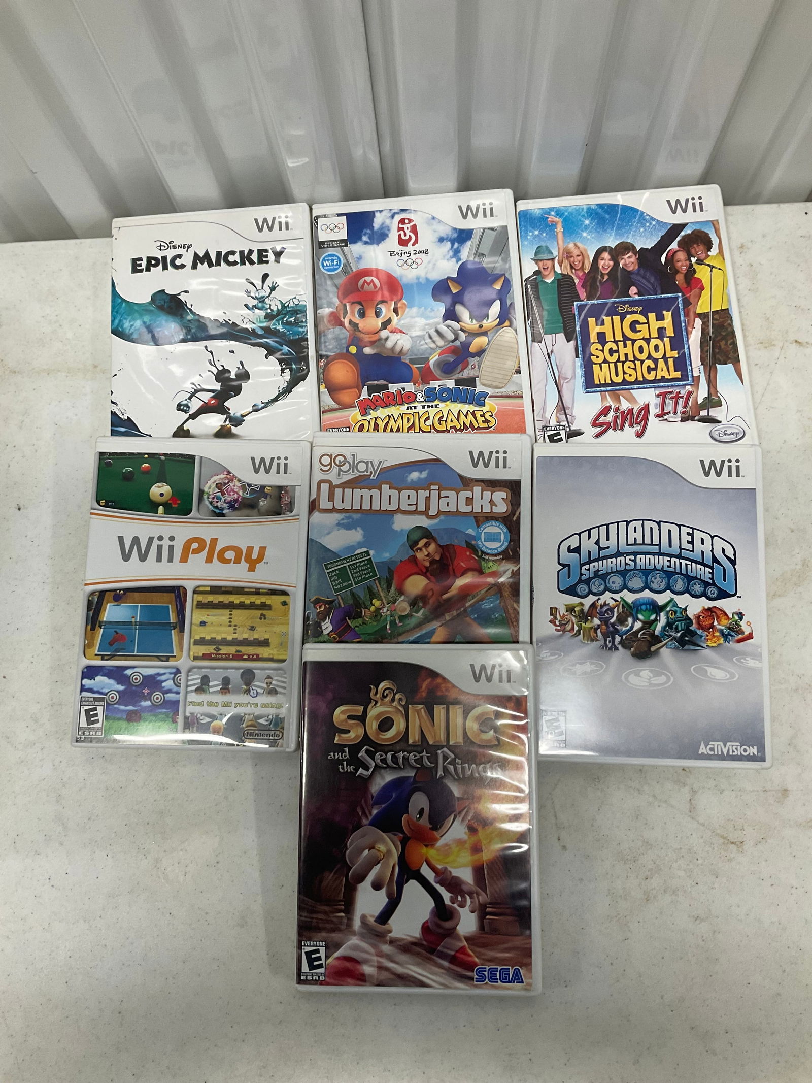 Lot of 7 Nintendo Wii games (1 of 1)