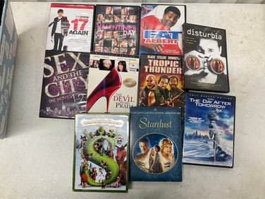 Lot of 10 DVD's