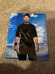 Signed Joe Flanigan Stargate Atlantis Photo with COA 8x11
