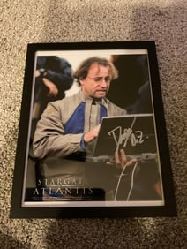 Signed David Nykl Stargate Atlantis Photo with COA 9x12
