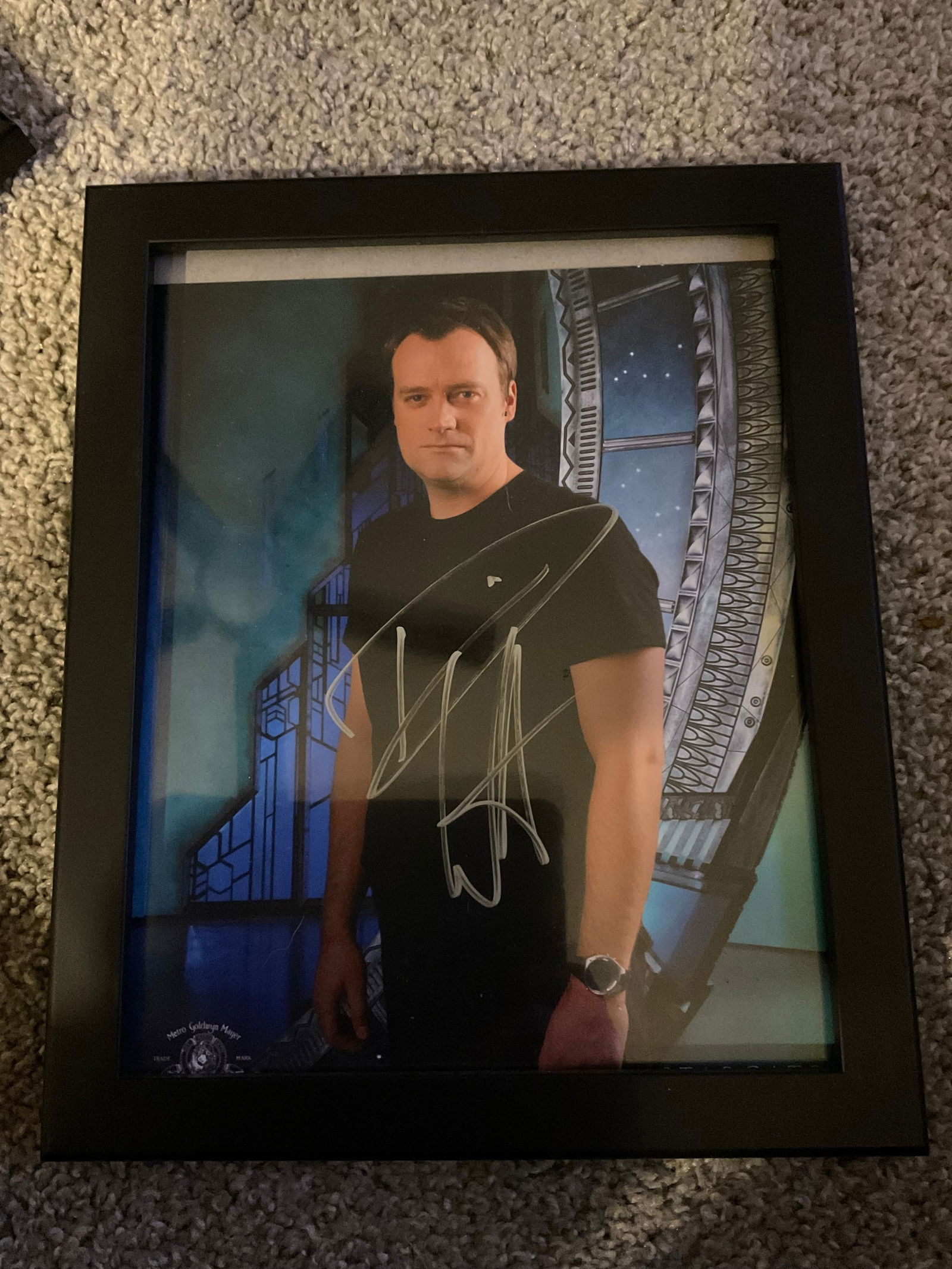 Signed David Hewlett Stargate Atlantis Photo with COA 9X12 (1 of 1)