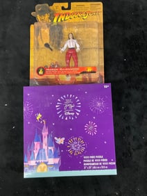 Lot of 2: Indiana Jones Marion Ravenwood action figure and Disney Joey Chou 1000 piece puzzle
